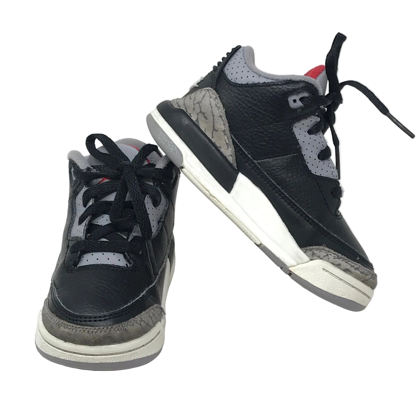 Air Jordan 3 Retro Black Cement Toddler Size 8C