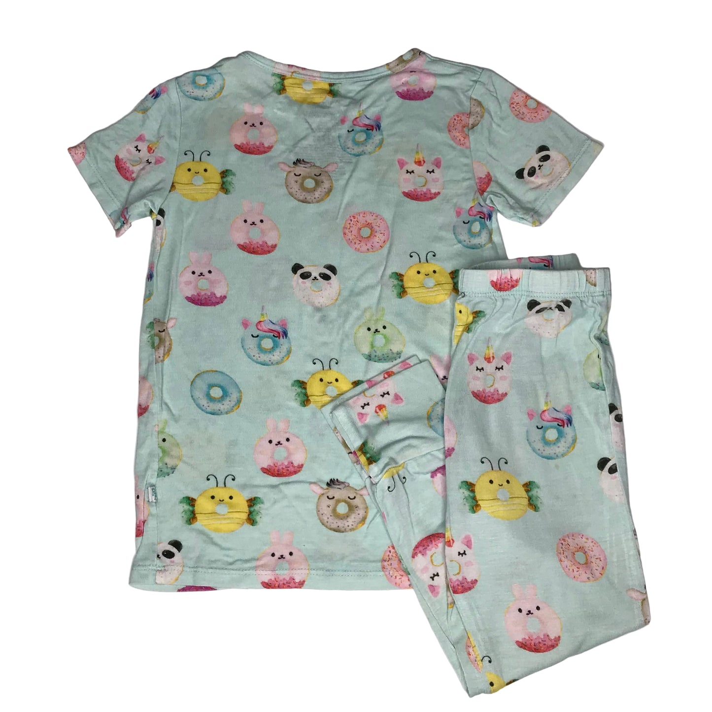 Posh Peanut Donut PJs Pajamas Bamboo Two Piece Girl Size 4T