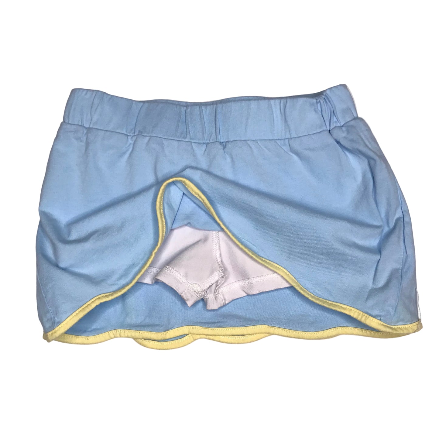 Properly Tied Charlotte Skort Blue Yellow Girl Size 5