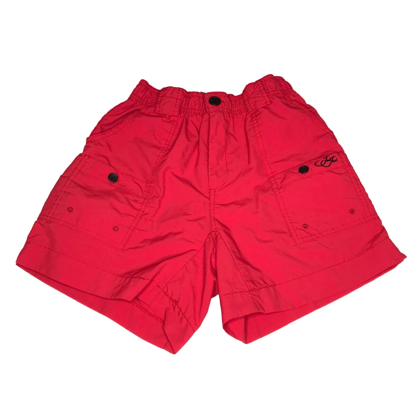 Joe Jax Fishing Shorts Boys Red Size 28(L 14-16)