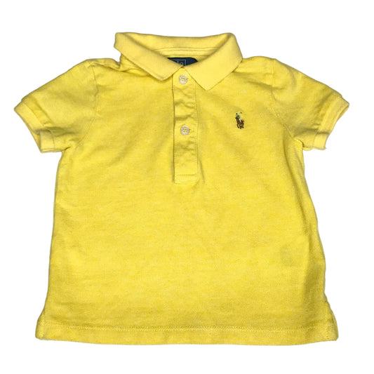 Polo Ralph Lauren Baby Boy Shirt Yellow Size 18M