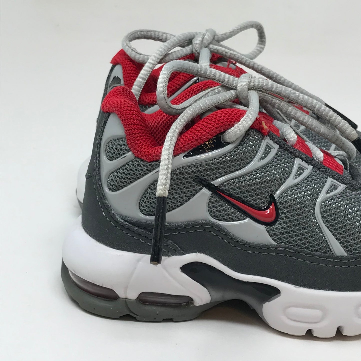 Nike Air Max Plus Sneakers Grey Red Toddler Size
