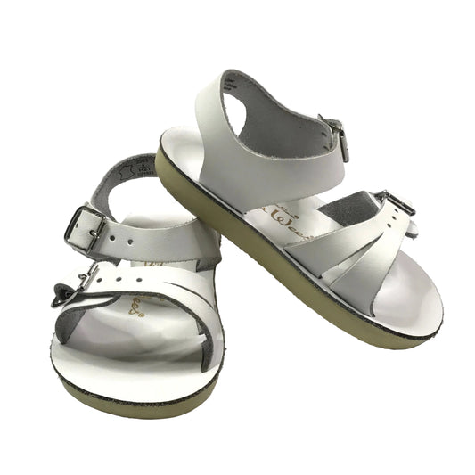 Sun-San Sea-Wee Salt Water Sandals White Shoes Unisex Size 4