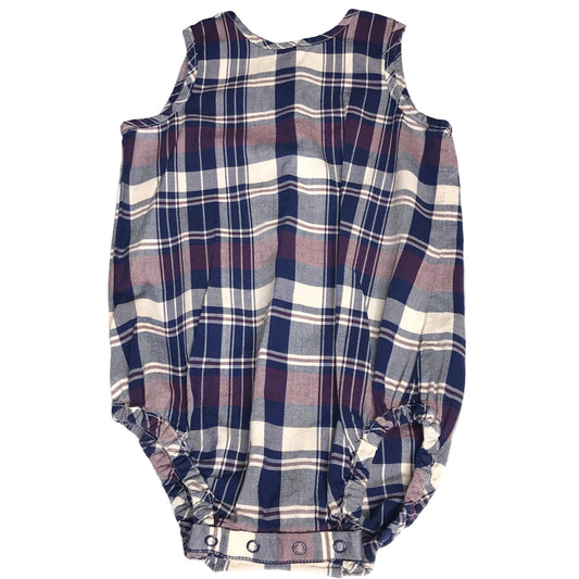 J. Crew Crewcuts Baby Bubble Plaid Baby Boy Size 6-12M
