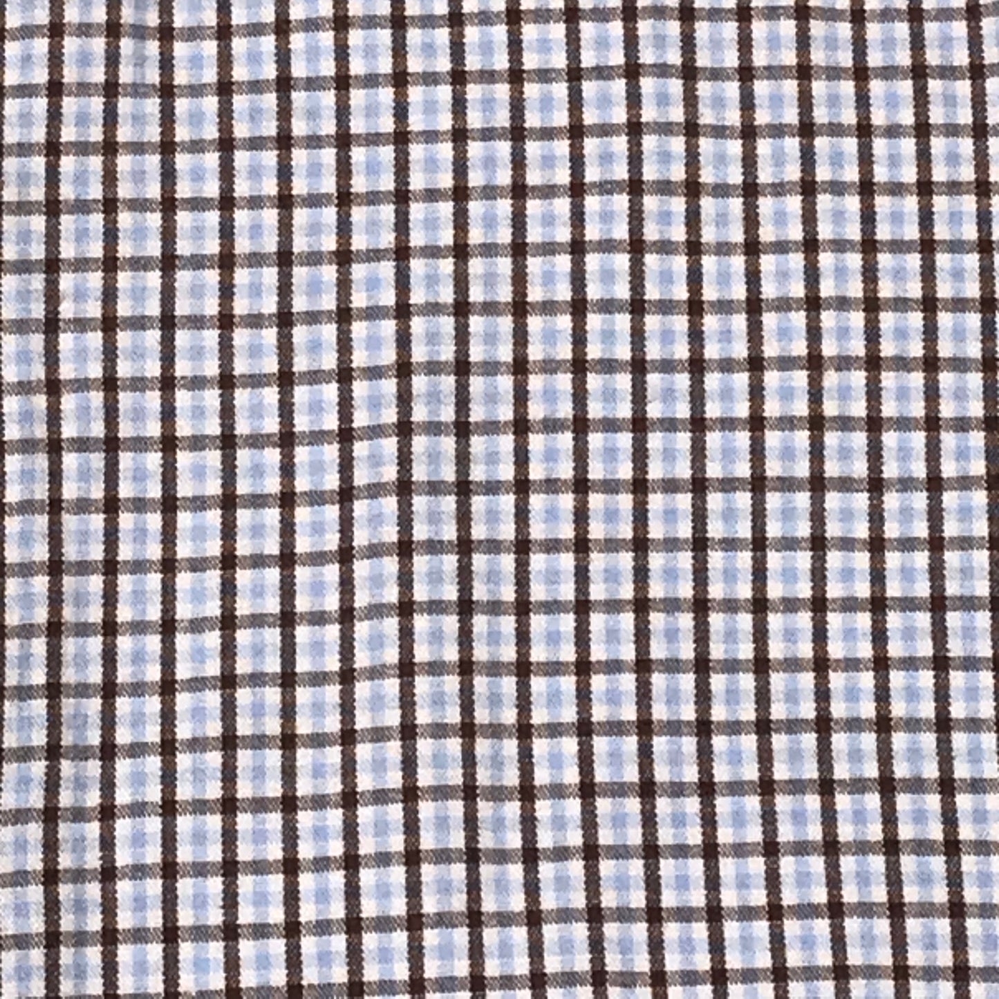 Handmade Jon Jon Plaid Brown White Baby Boy Size 12M