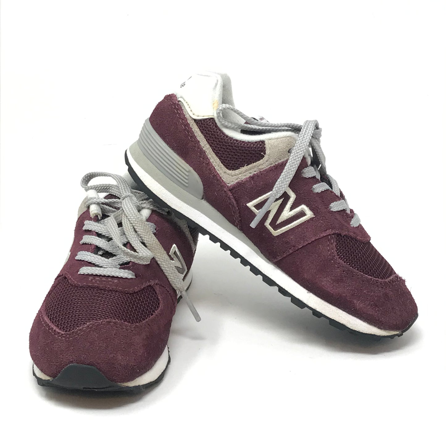 New Balance 574 Burgundy Sneakers Little Kids Size 1