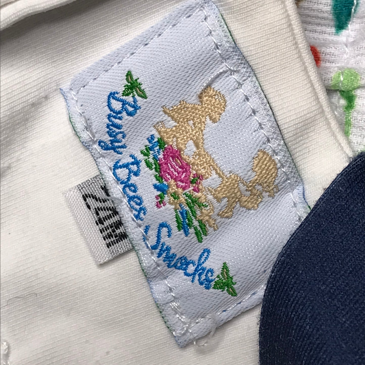 Busy Bees Smocks Floral Jumper One Piece Girl Size 24M