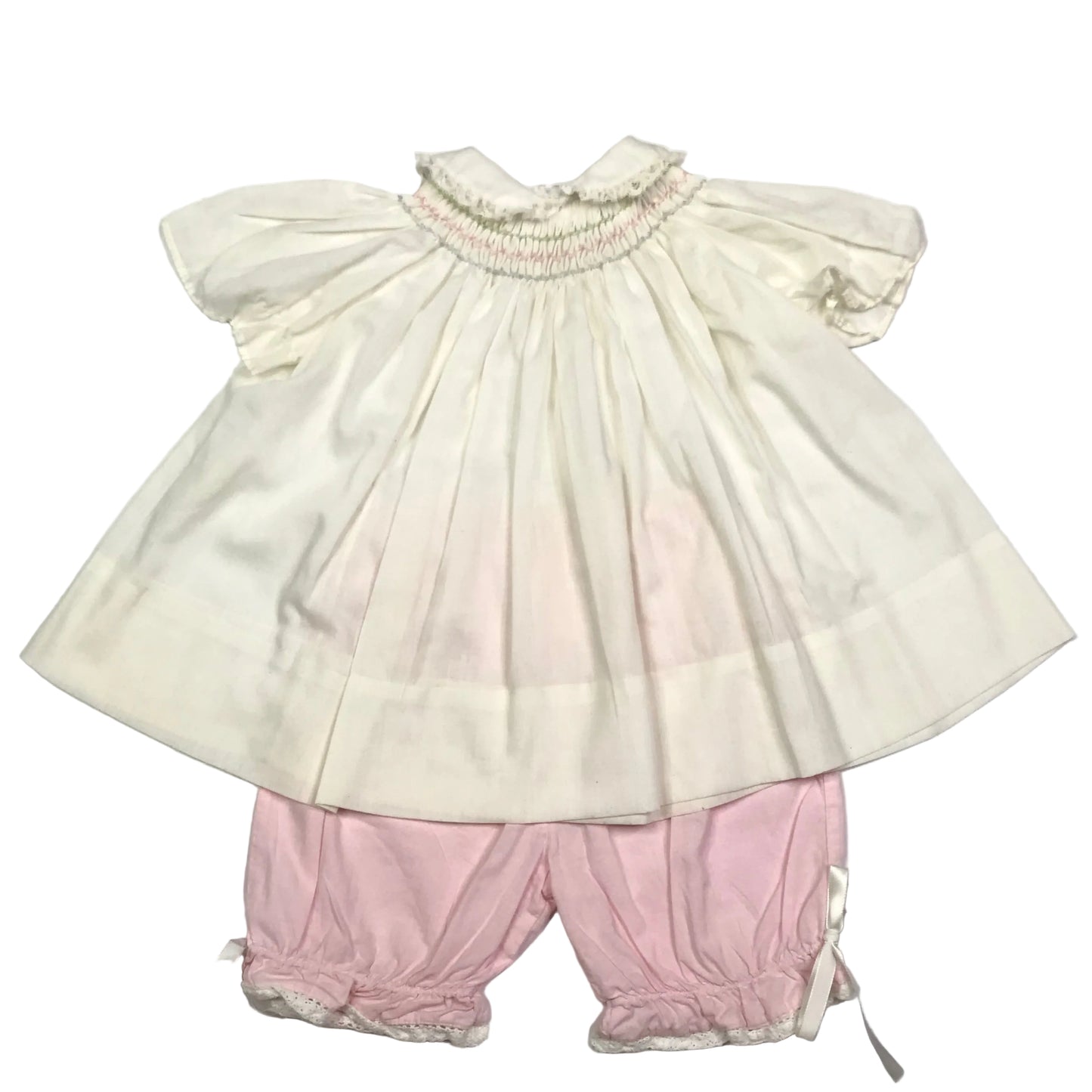 The Smockey Vtg Smocked Bloomer Set Girls Size 24M