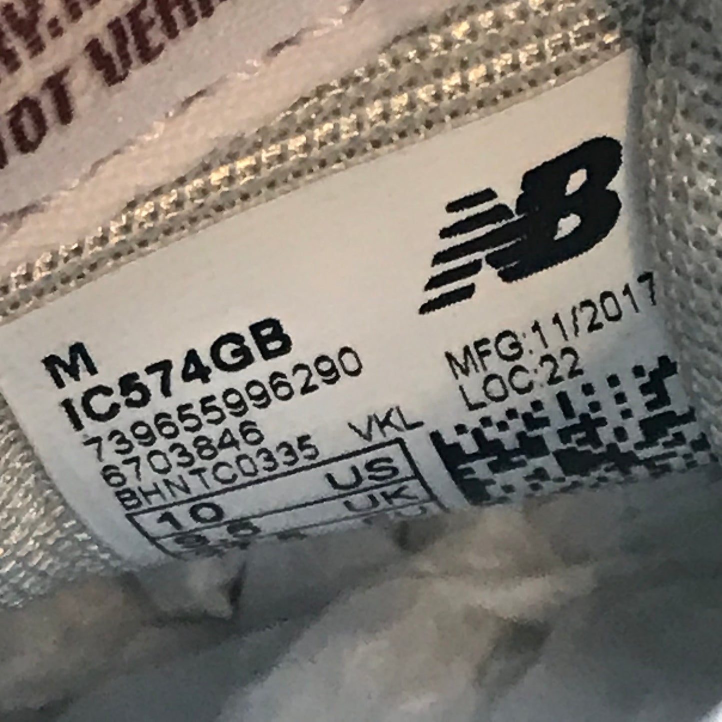 New Balance 574 Burgundy Sneakers Little Kids Size 1