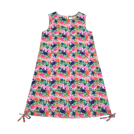 Southbound Sea Life Shift Dress Girls Size 3T Multicolor