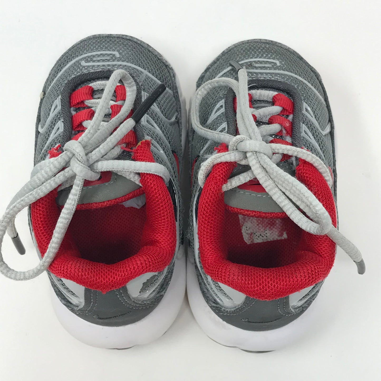 Nike Air Max Plus Sneakers Grey Red Toddler Size