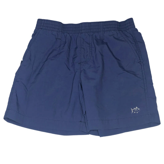 Southern Tide Shoreline Active Shorts Boys Navy Blue Size 6-7