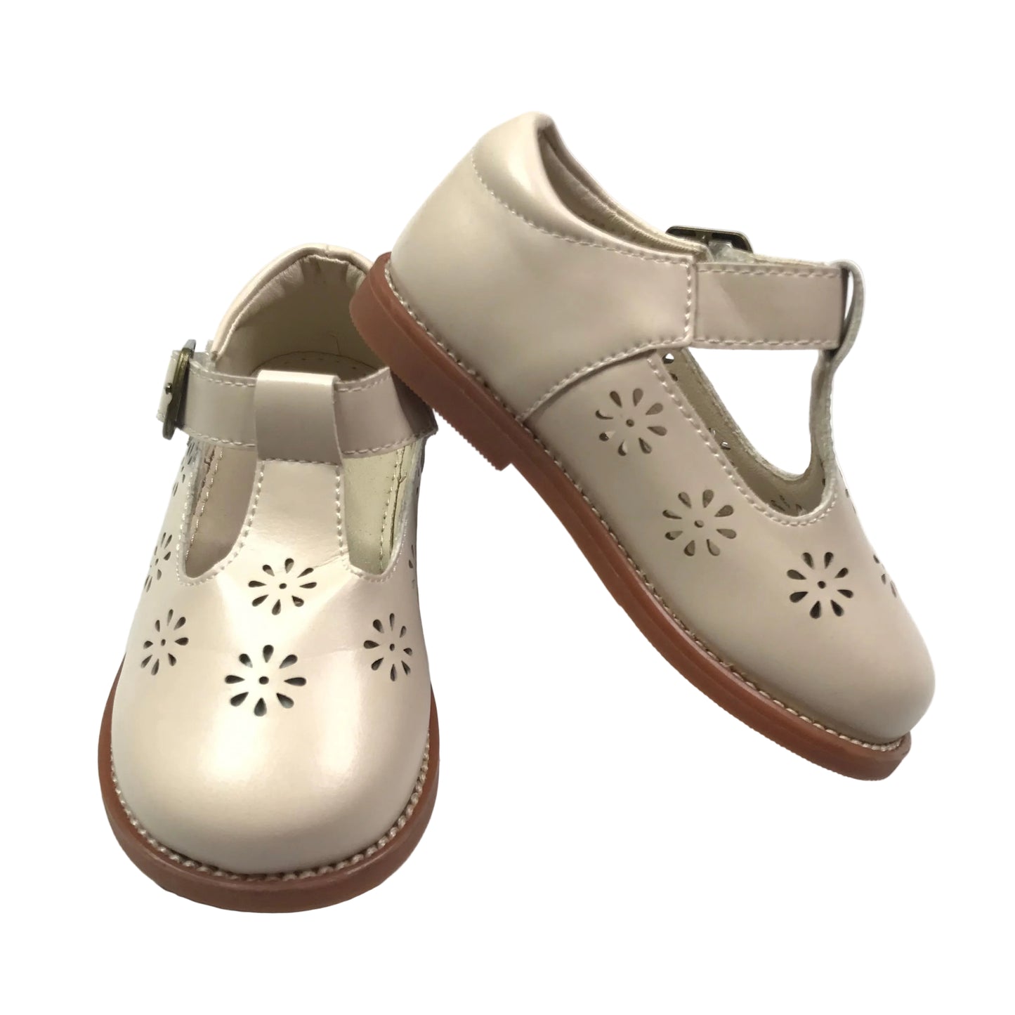 Felix & Flora Mary Jane Beige Shoes Toddler Girls Size 6