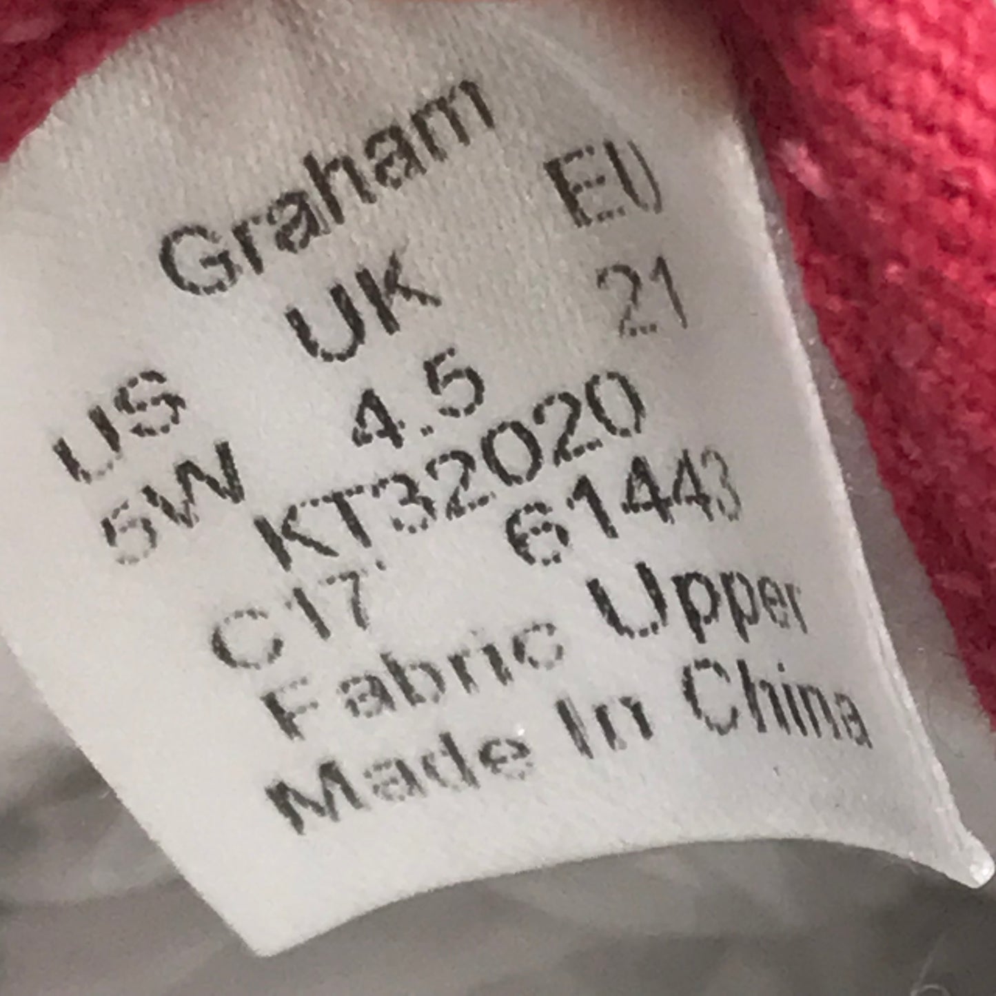 Keds Graham Canvas Sneakers Red White Unisex Size 5W
