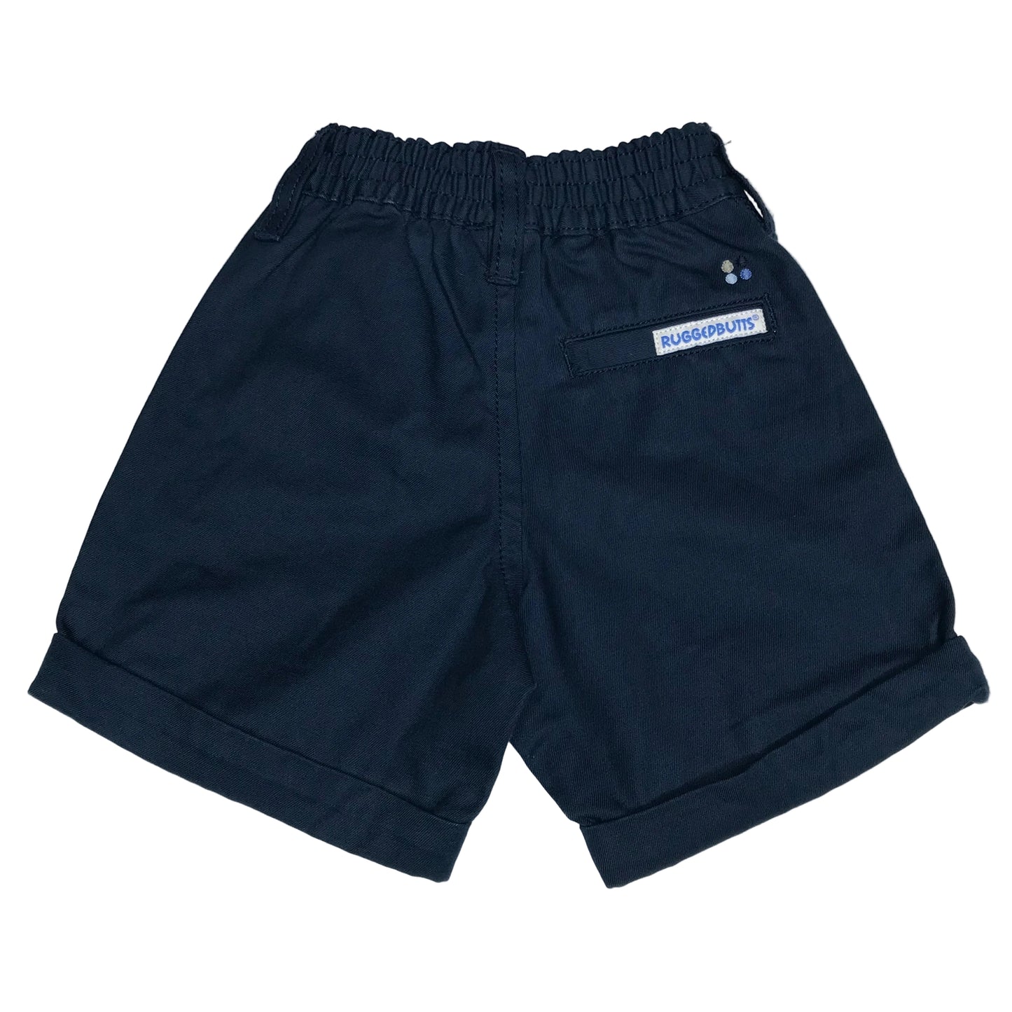 RuggedButts Chino Shorts Baby Boy Navy Blue Size 3-6M