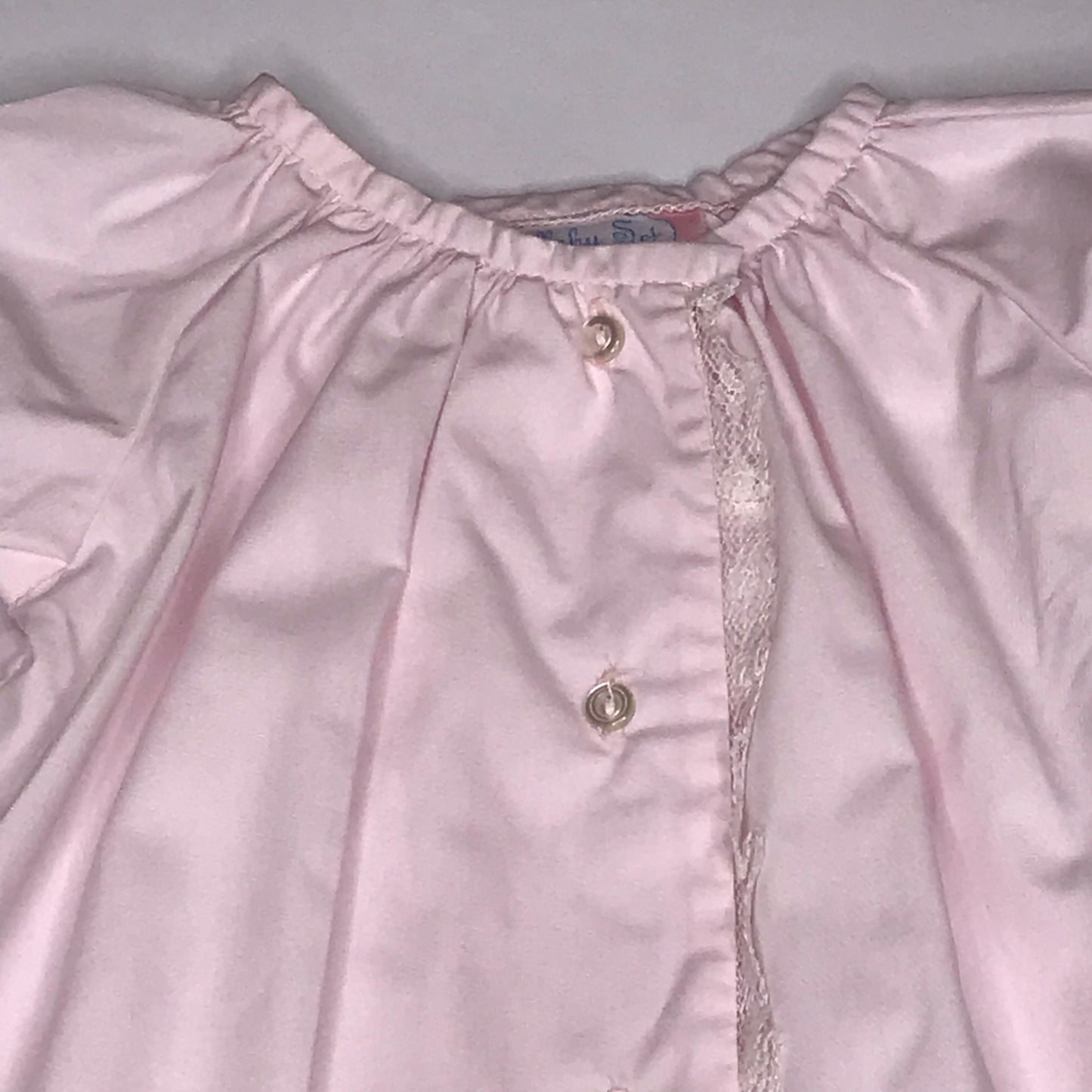Lullaby Set Daygown Lace Trim Light Pink Baby Girl Size 3M