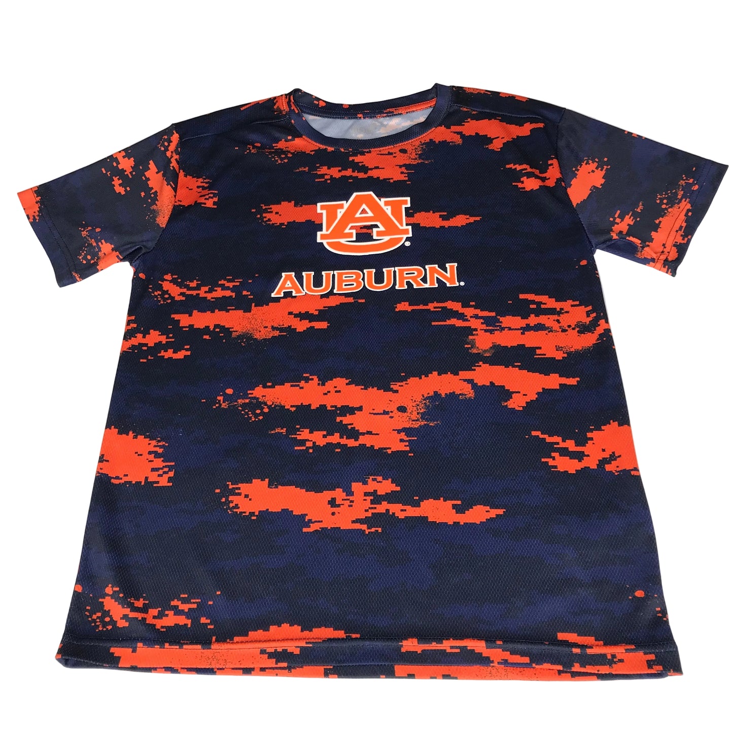 Gen2 Auburn Tigers Scrimmage Digital Camo Shirt Boy Size M(10-12)