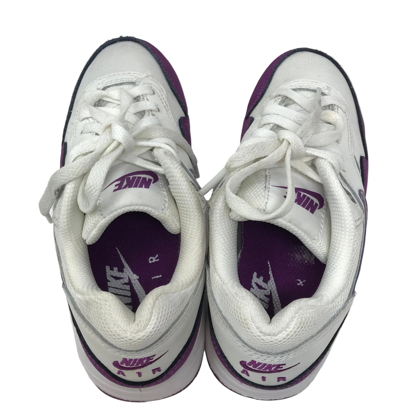 Nike Air Max 1 Summit White Viotech Girl Size 1Y