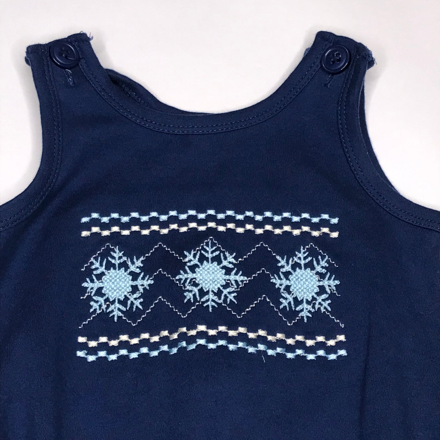 Blanks Boutique Embroidered Bubble Baby Boy Size 12M