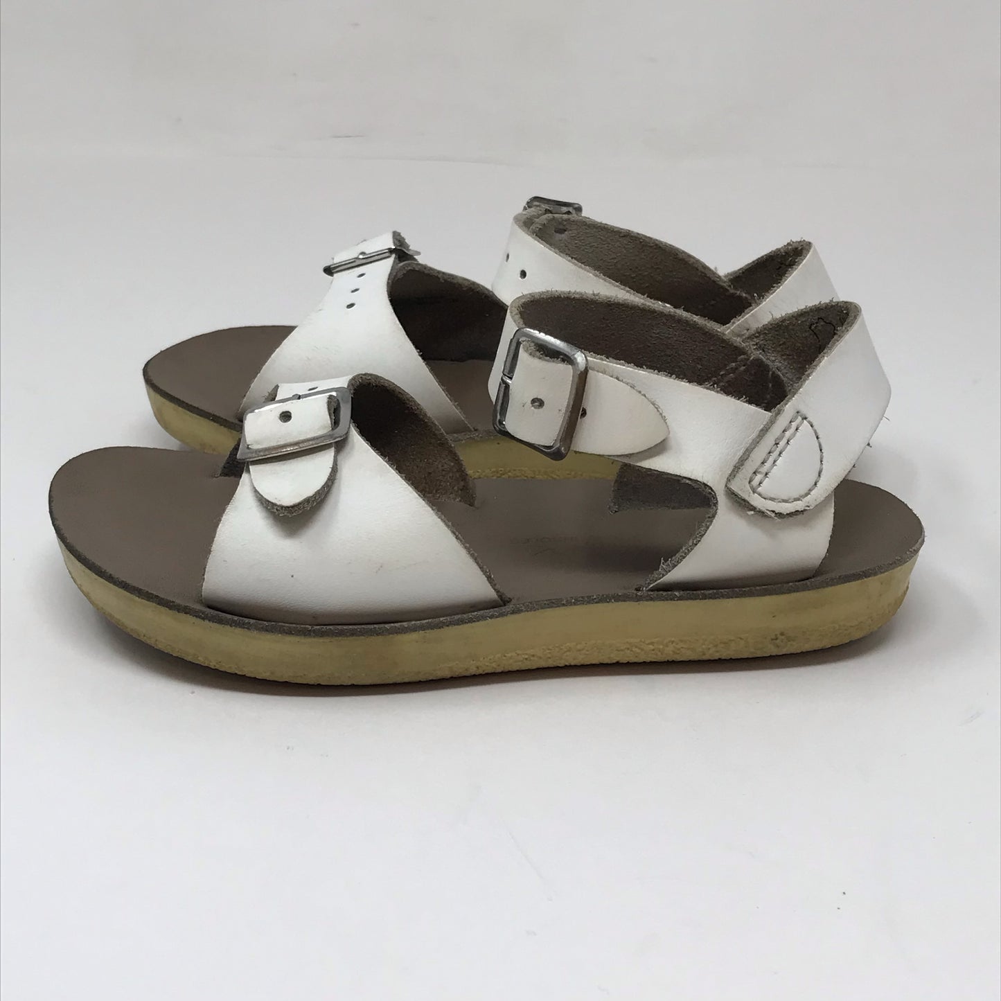 Sun-San Surfer Salt Water Sandals White Shoes Unisex Size 9