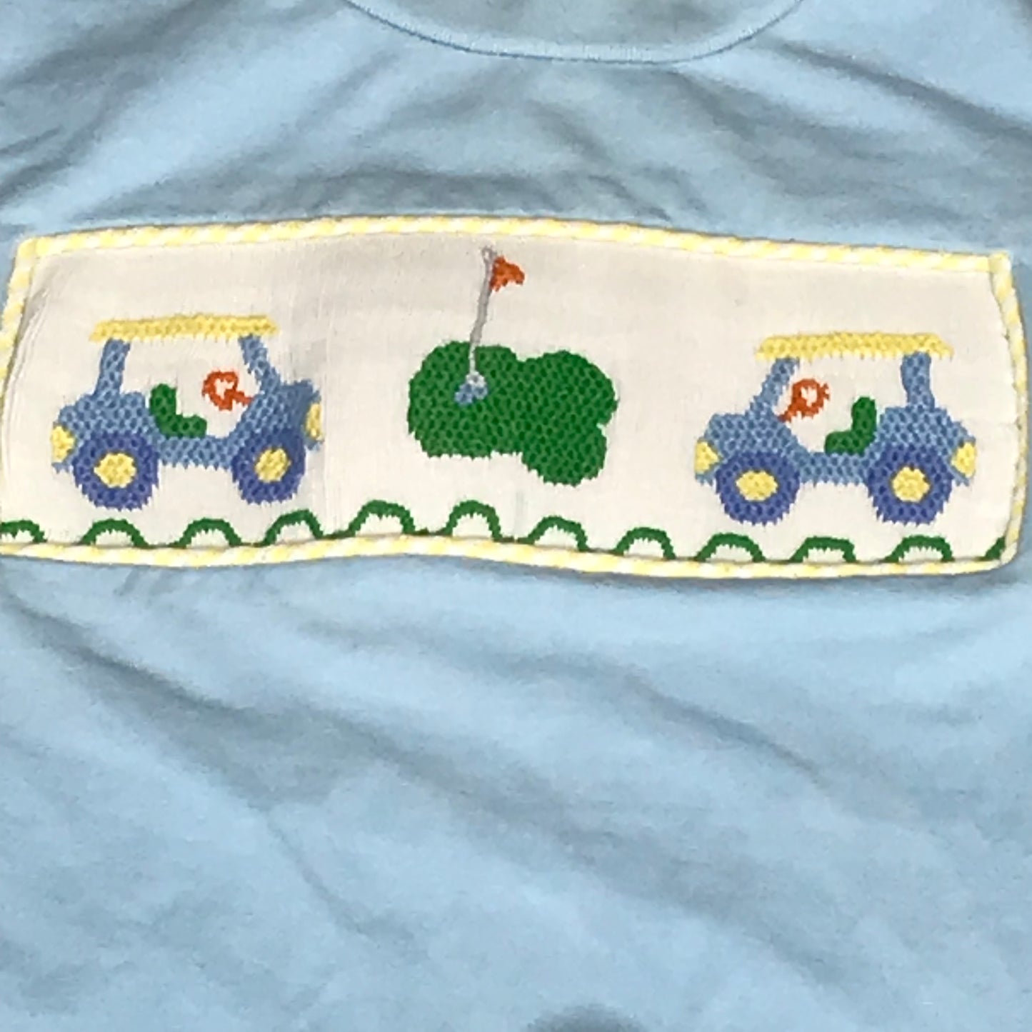 Honestly Baby Boy Smocked Golf Golfing Short Set Size 18M