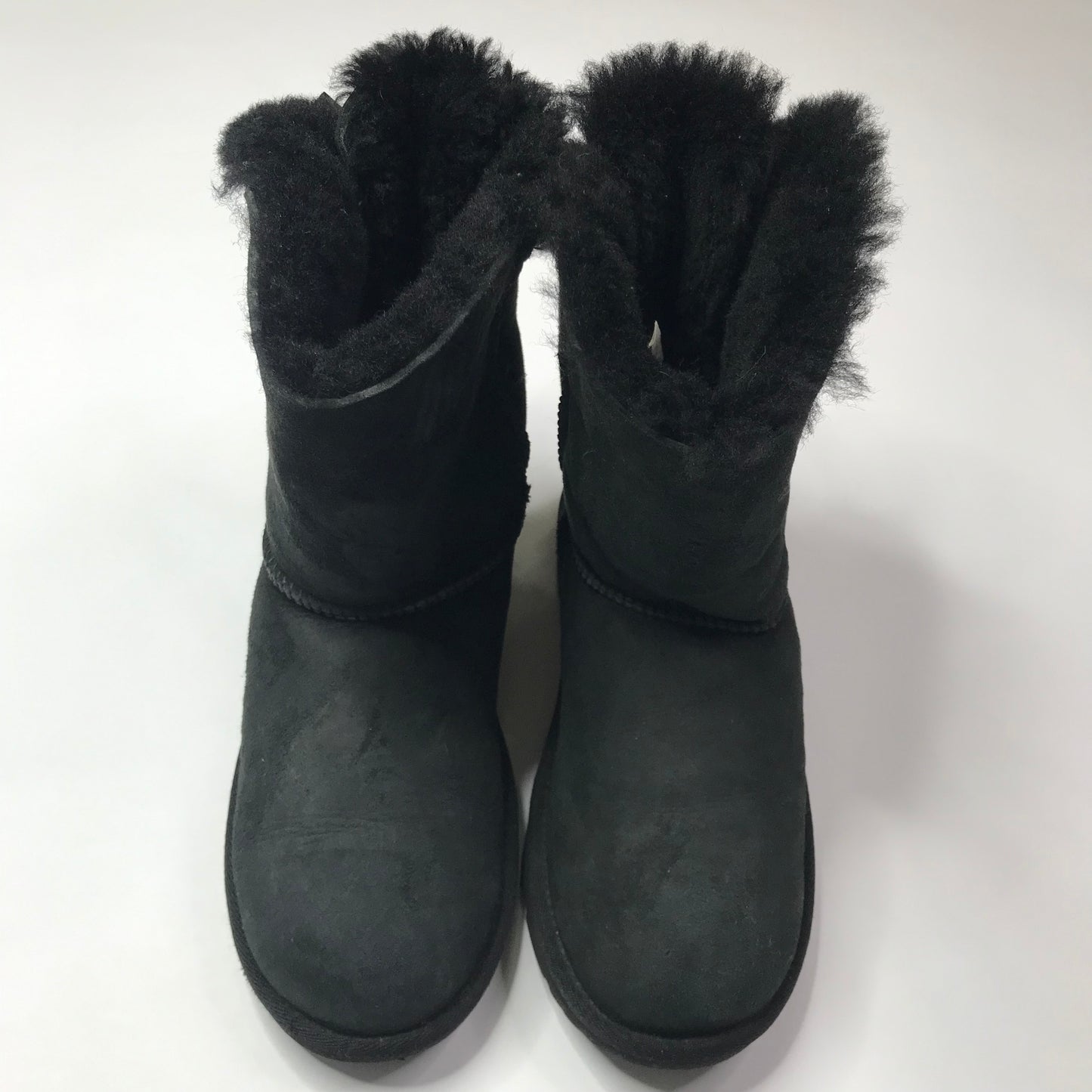 Ugg Bailey Bow Boots Black Shoes Big Girls Size 5