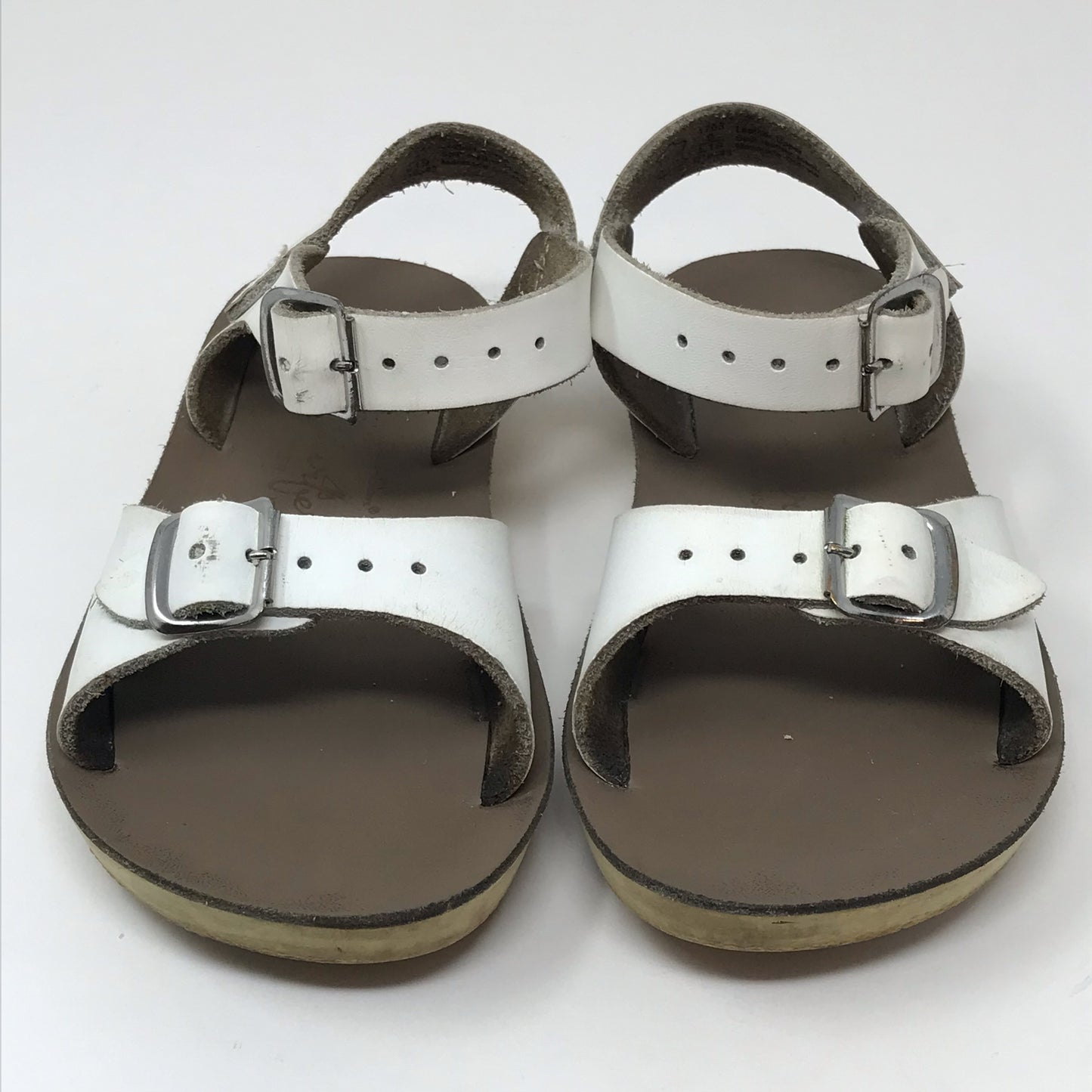 Sun-San Surfer Salt Water Sandals White Shoes Unisex Size 9