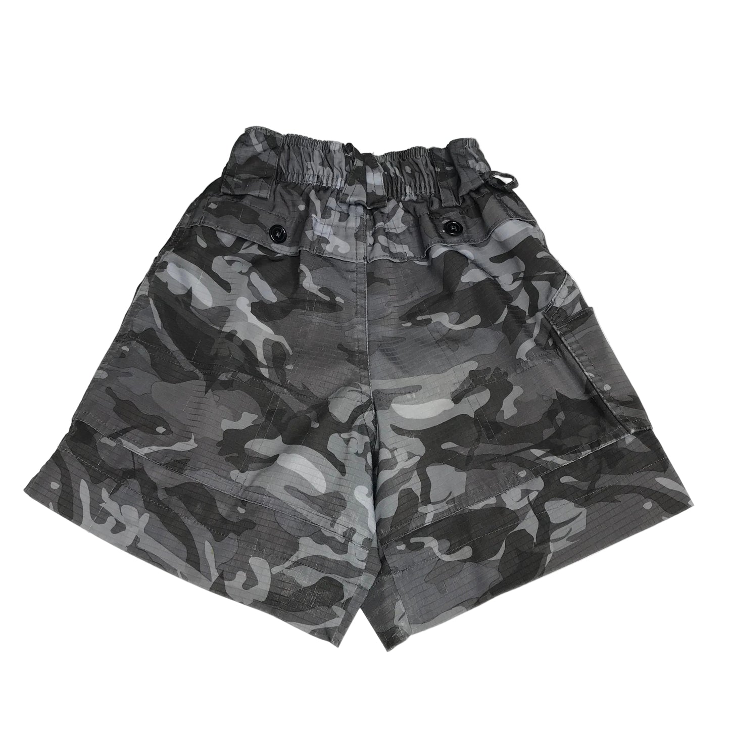 Aftco Boys The Original Fishing Shorts Black Camo Size 22 (XS 6-7)