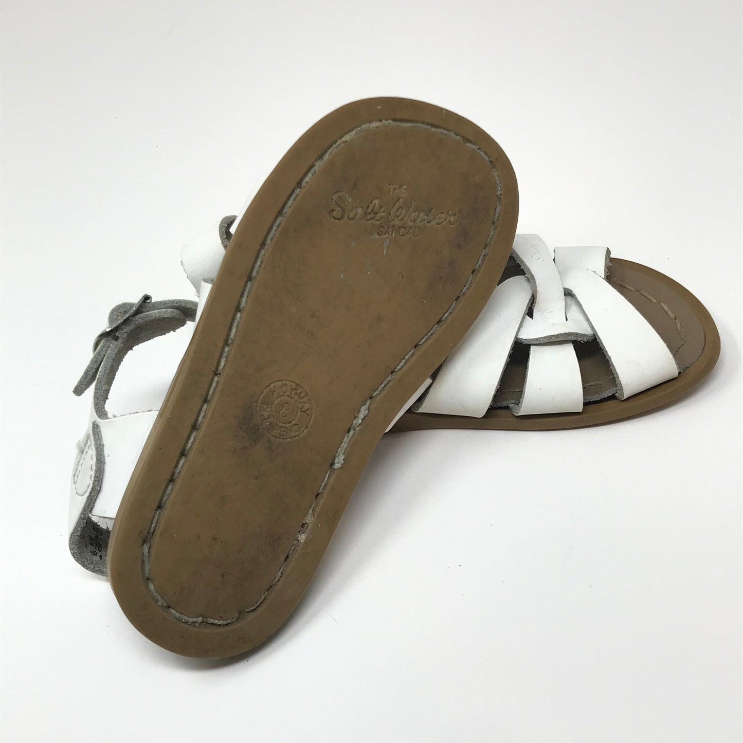 Sun San Salt Water Original Sandals White Unisex Size 8