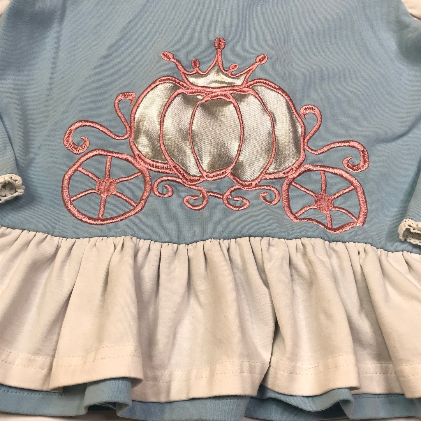 Only Little Once Disney Cinderella Zip Up Jacket Girls Size 6