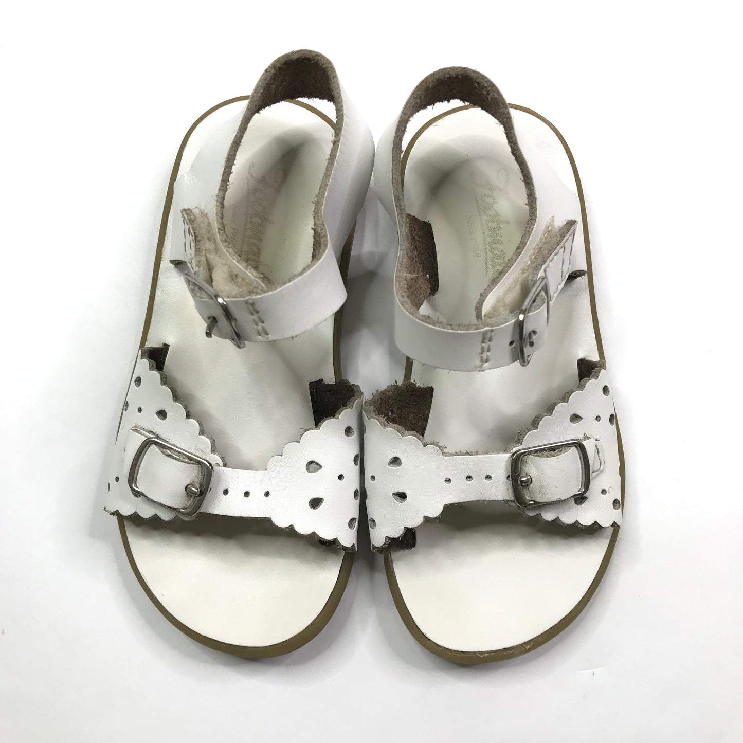 Footmates Ariel White Sandals Shoes Girls Size 8