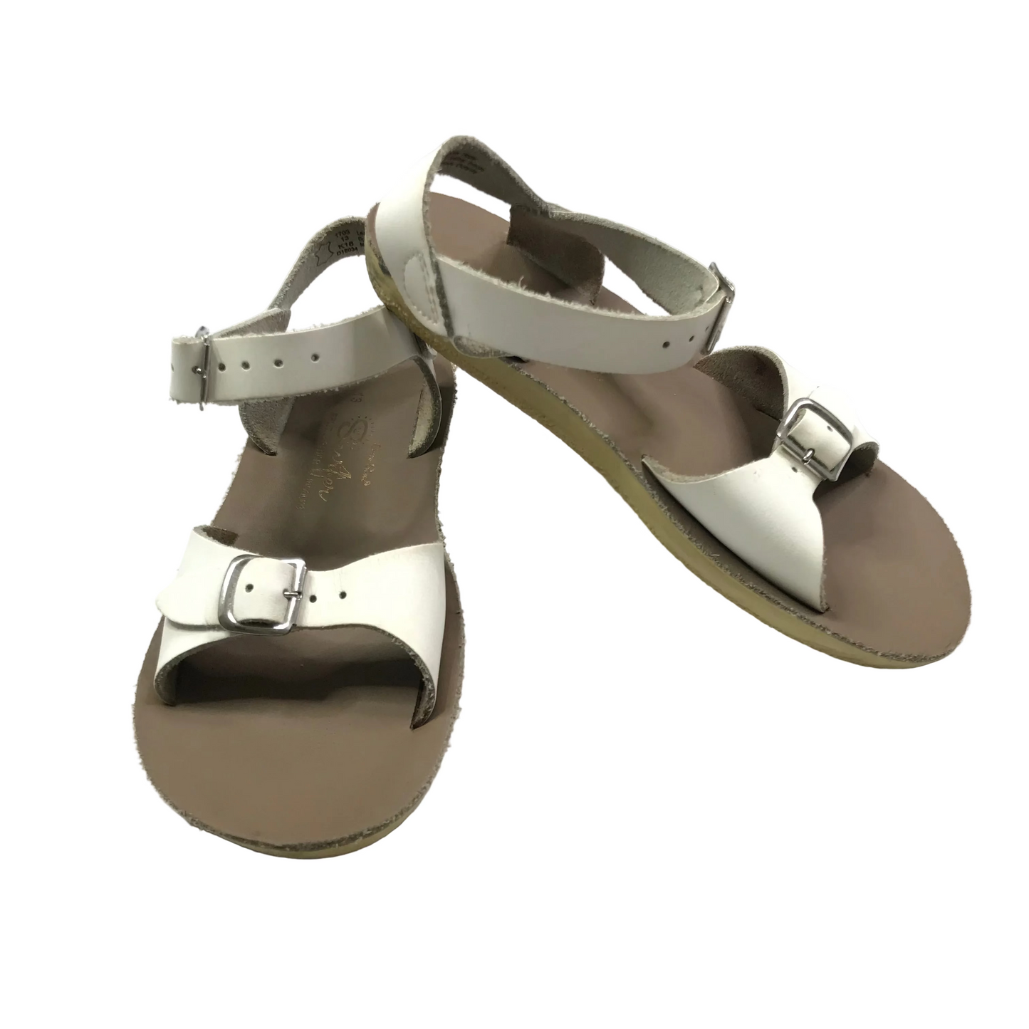 Sun-San Surfer Salt Water Sandals White Shoes Unisex Size 13