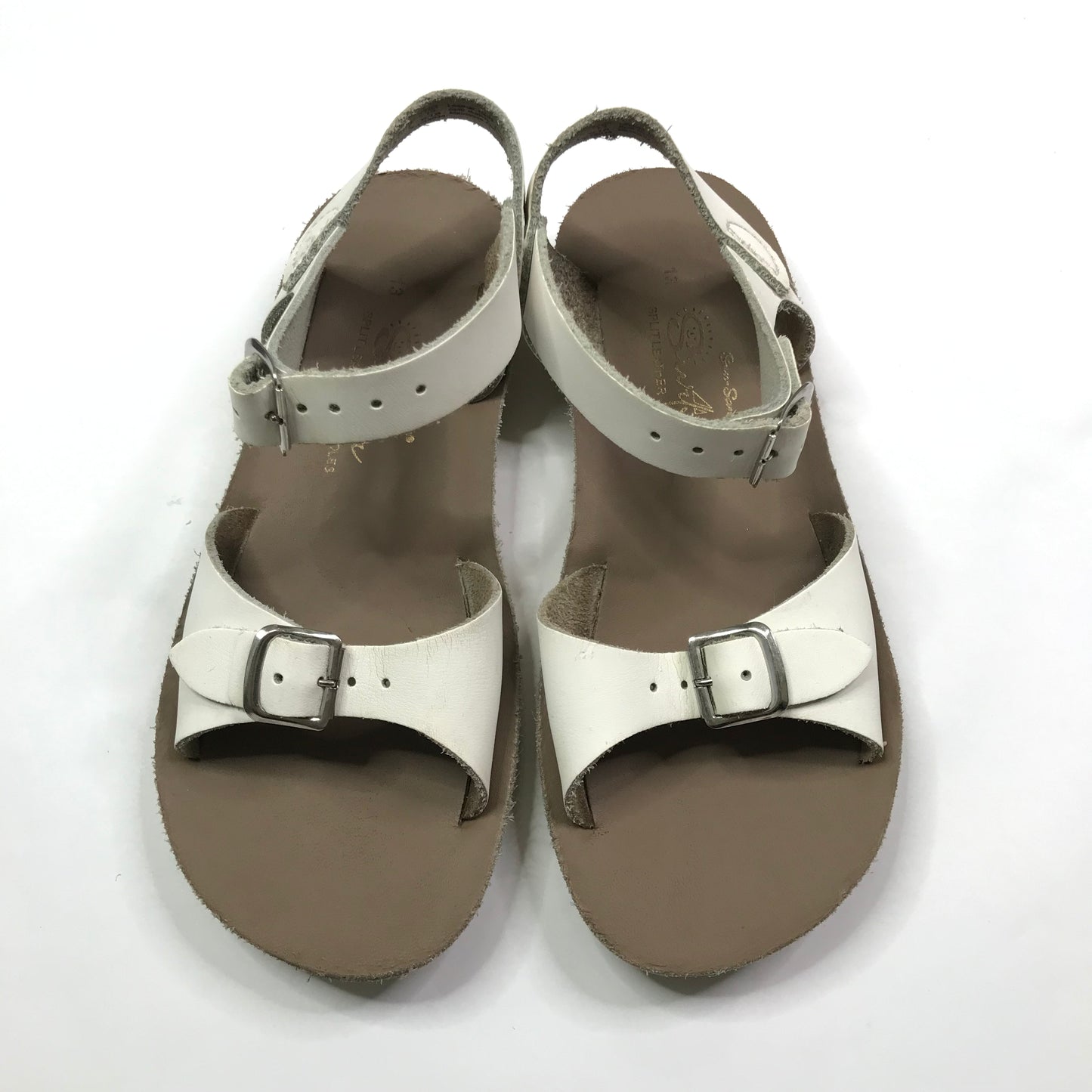 Sun-San Surfer Salt Water Sandals White Shoes Unisex Size 13